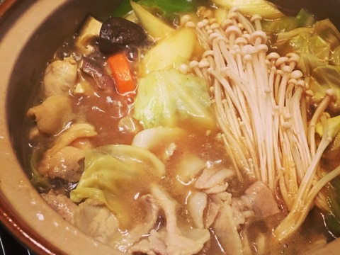 箸がとまらない!!!手作り和風カレー鍋!